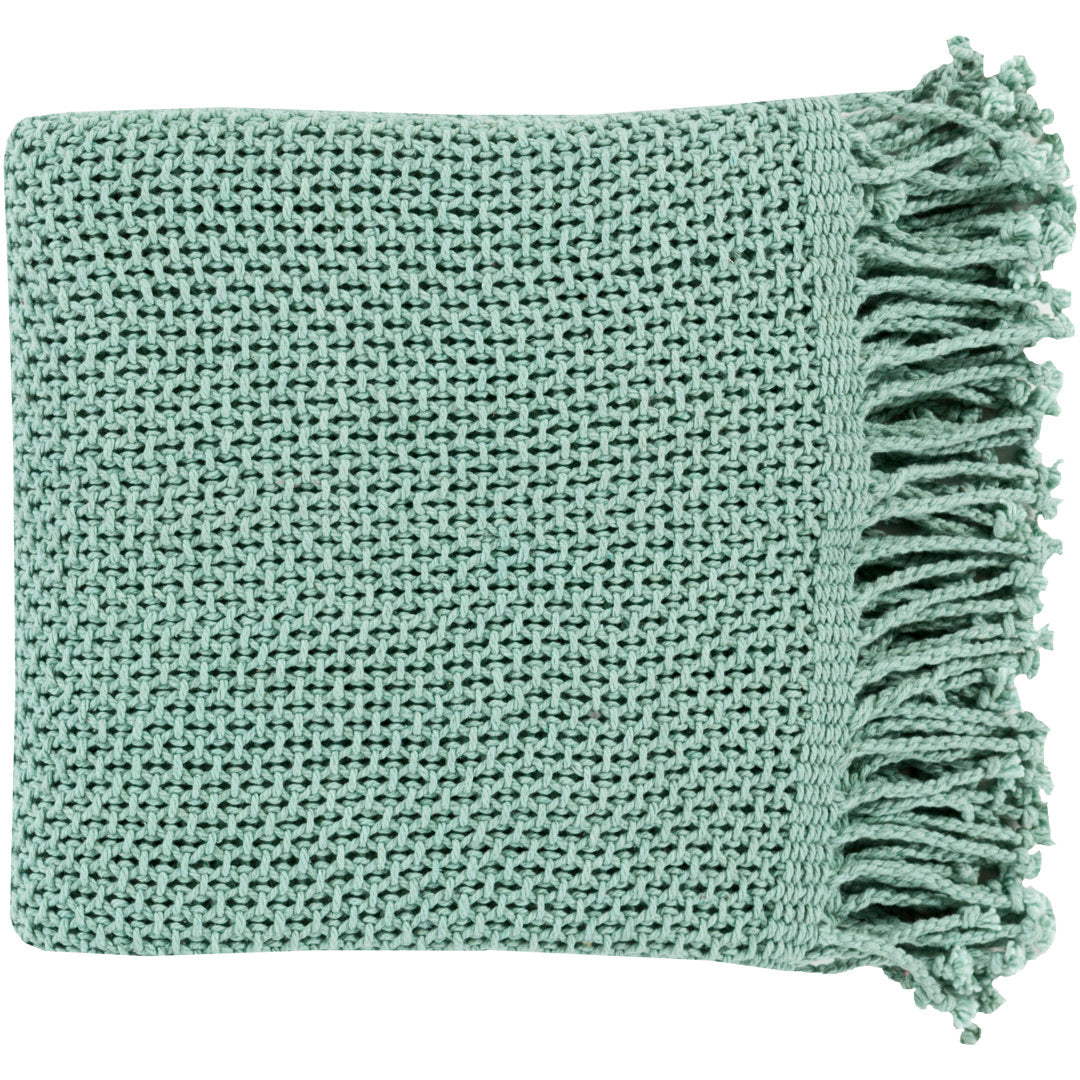 Duien Cotton Throw Birch Lane™ Color: Teal