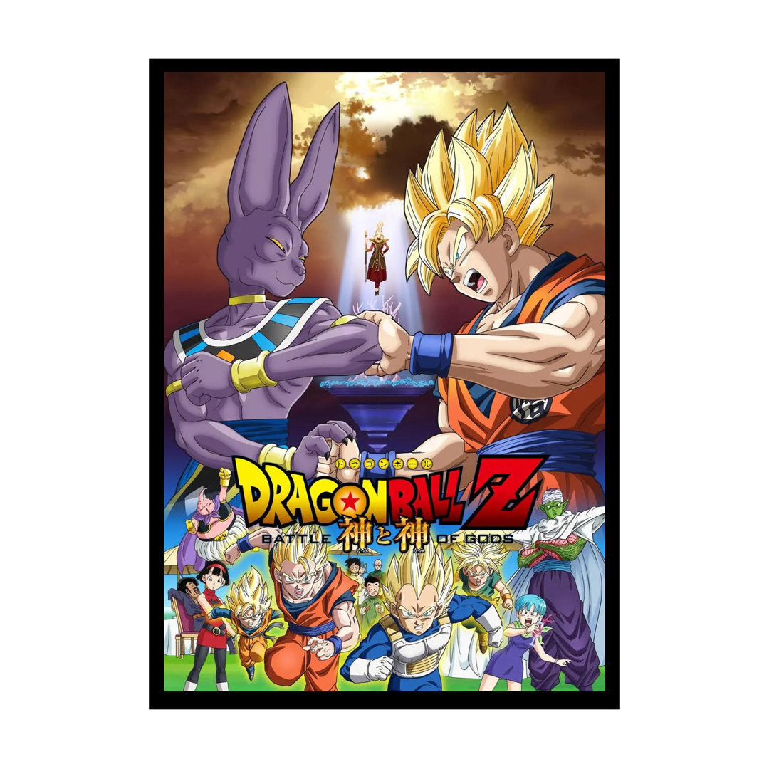 DragonBall Z Battle of the Gods Fighting' Framed Graphic Art Buy Art For Less
