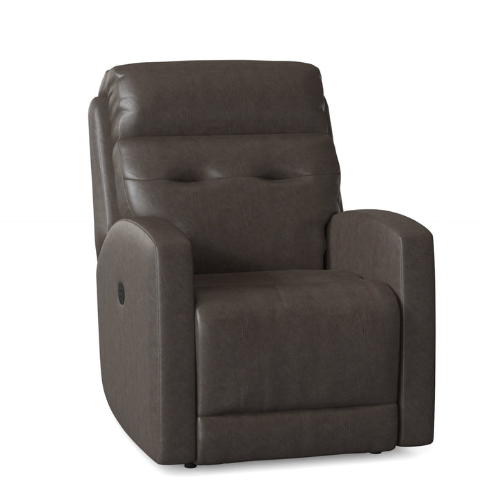 Bank Shot 30" Wide Genuine Leather Manual Rocker Standard Recliner Southern Motion Body Fabric: Maximus Fossil, Reclining Type: Manual
