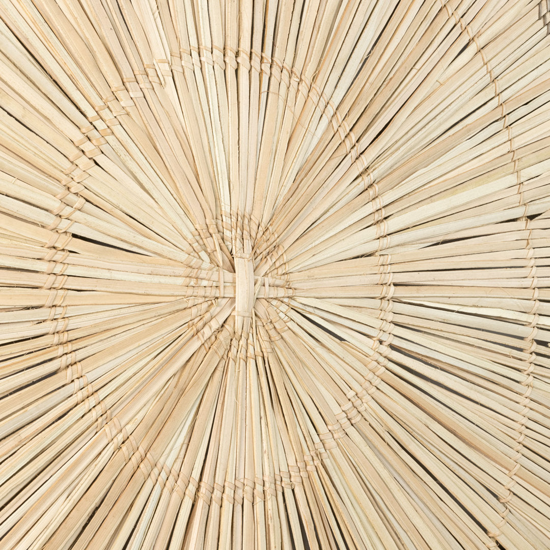 Dakota Fields Sun Circle Wall Décor Dakota Fields Size: 35.5" H x 35.5" W x 0.5" D Finish: Cream