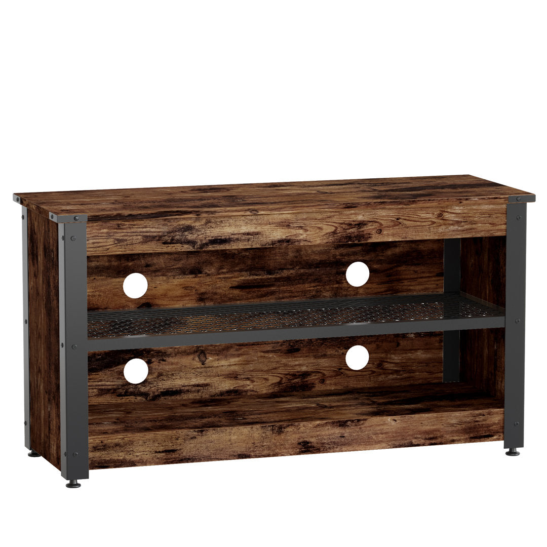 Antenore TV Stand for TVs up to 65" Zipcode Design™ Color: Brown/Black Overall Entertainment Center Width - Side to Side: 44.09