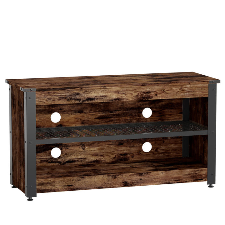 Antenore TV Stand for TVs up to 65" Zipcode Design™ Color: Brown/Black Overall Entertainment Center Width - Side to Side: 44.09