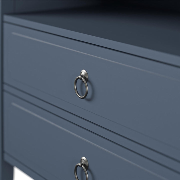 Her Majesty 2 - Drawer Nightstand Novogratz Color: Blue