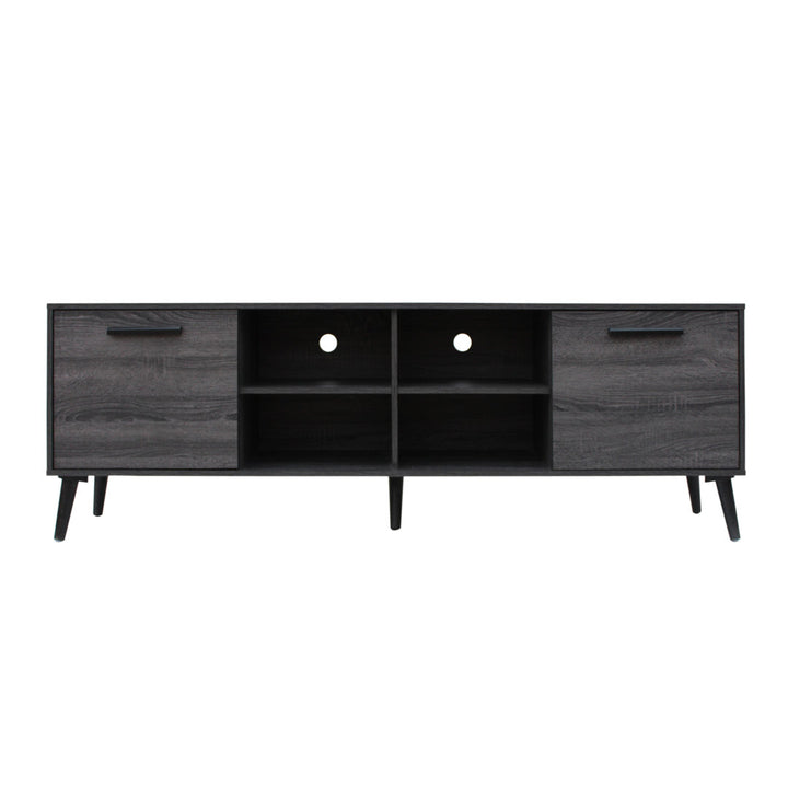 Caernarfon TV Stand for TVs up to 73" Wade Logan® Color: Sonoma Grey Oak
