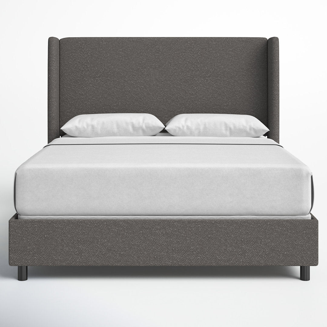 Tilly Upholstered Bed Joss & Main Color: Classic Smoke Boucle Size: Queen