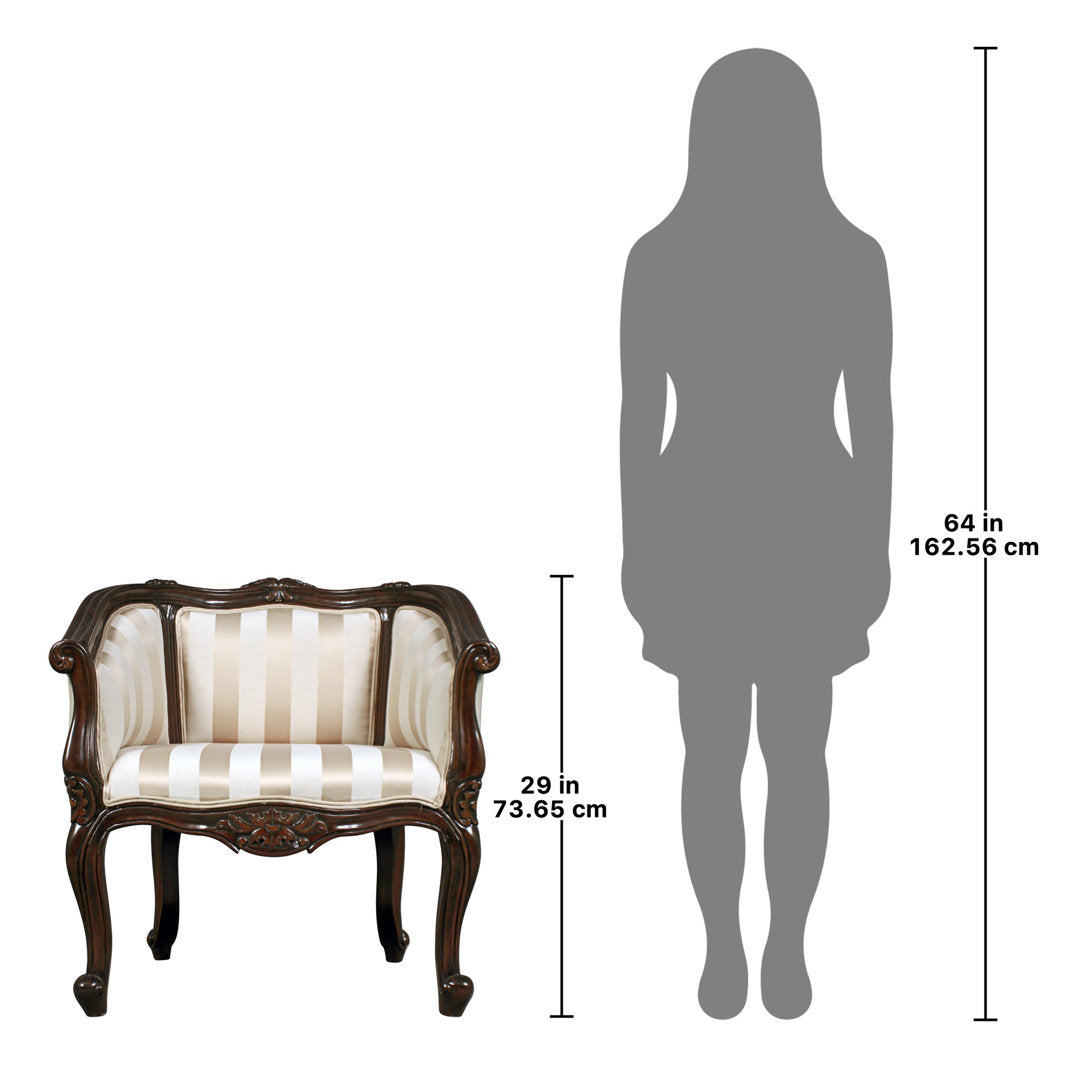 Marguerite Petite Bergere Chair Design Toscano