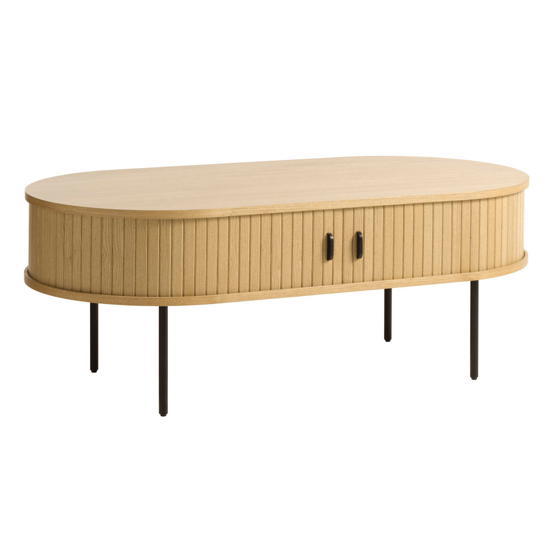 Iris Coffee Table AllModern Color: Natural Oak