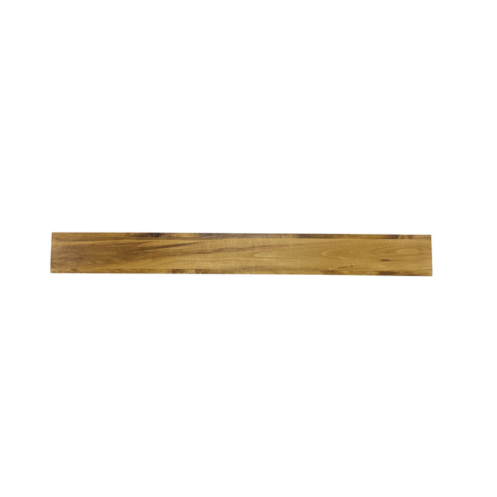 Cecilia Fireplace Shelf Mantel Millwood Pines Size (Depth x Front x Back): 8" D Shelf Length: 66", Finish: Golden Oak