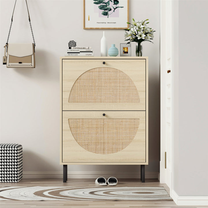 Shoe Storage Cabinet Bay Isle Home™ Finish: Natural
