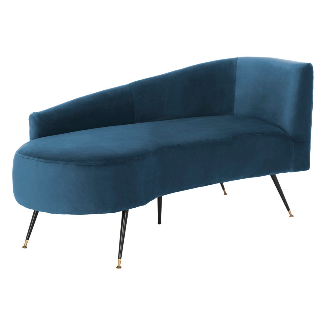 Frankie Right-Arm Chaise Lounge Mercer41 Fabric: Navy