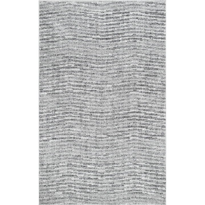 Artimas Abstract Transitional Performance Gray Rug Ebern Designs Rug Size: Rectangle 9' x 12'