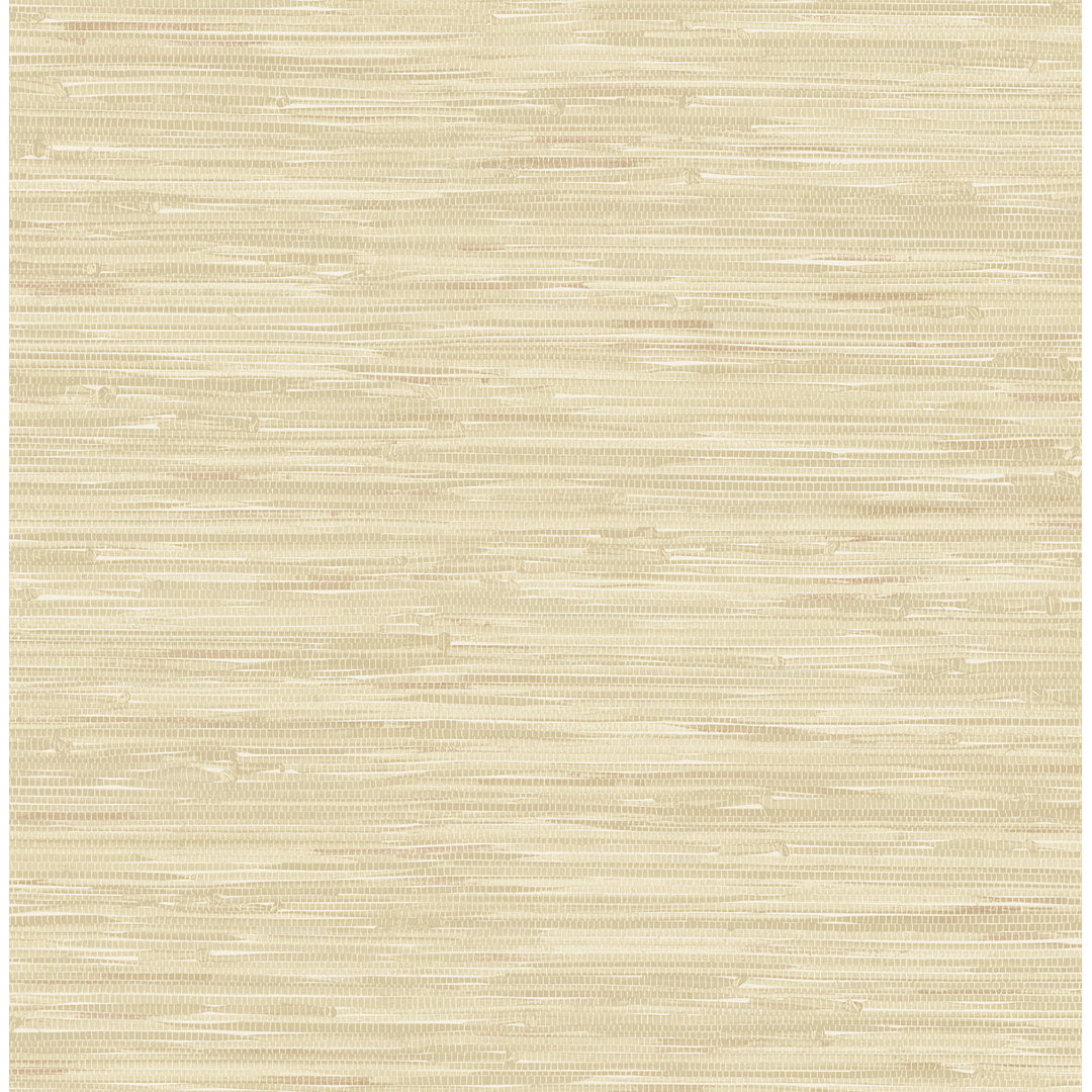 Douglaston Faux Grasscloth 33' x 20.5" Wallpaper Highland Dunes Color: Taupe