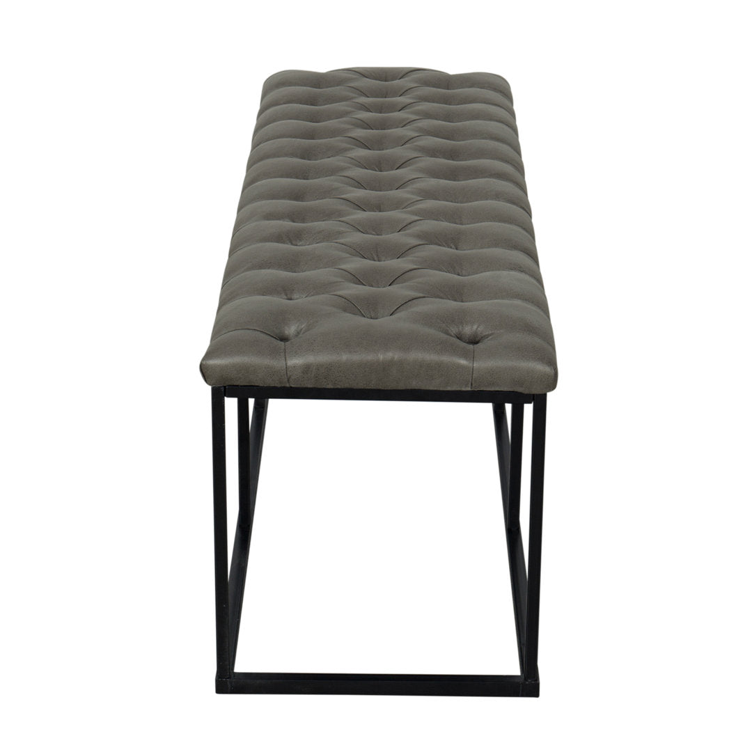 Darren Faux Leather Bench Trent Austin Design®