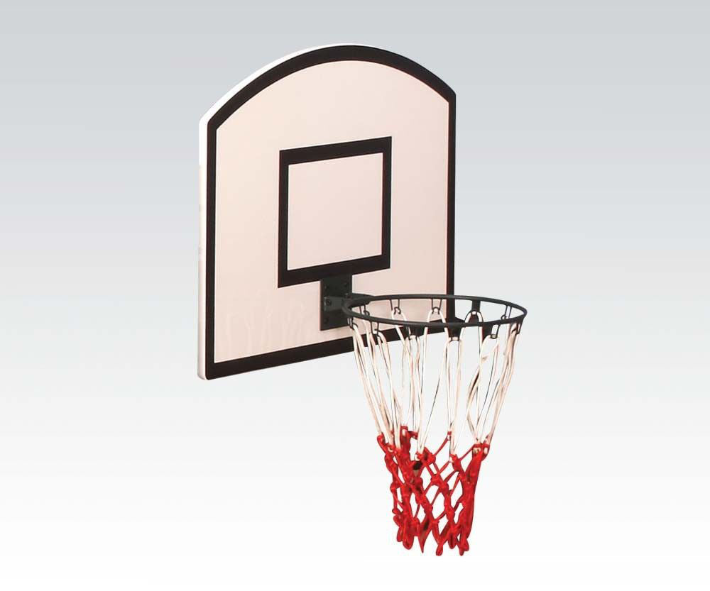 Wayde Loft Bed Basketball Board in White and Black Zoomie Kids