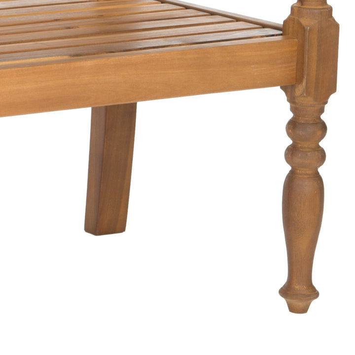 Paull Wooden Garden Bench Highland Dunes Color: Natural