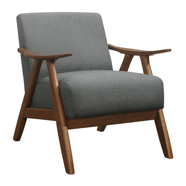 Hofstetter 72.39Cm Wide Polyester Armchair George Oliver Fabric: Gray Linen