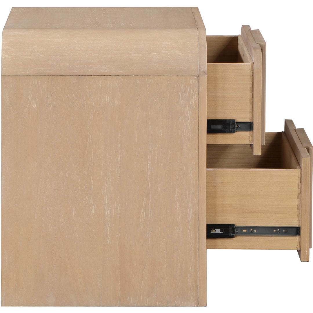 Ishana Solid Wood Nightstand Wrought Studio™ Color: Natural