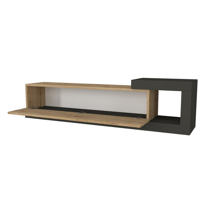 59.06'' W Floating Storage Credenza Ebern Designs Color: Saphire - Anthracite