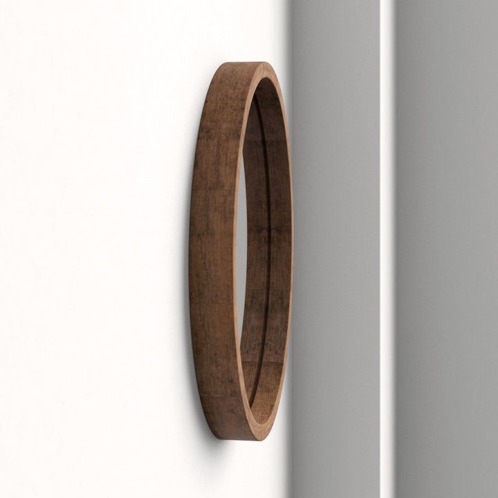 Loftis Modern & Contemporary Accent Mirror Mercury Row® Size: 22" x 22" Finish: Rustic Brown
