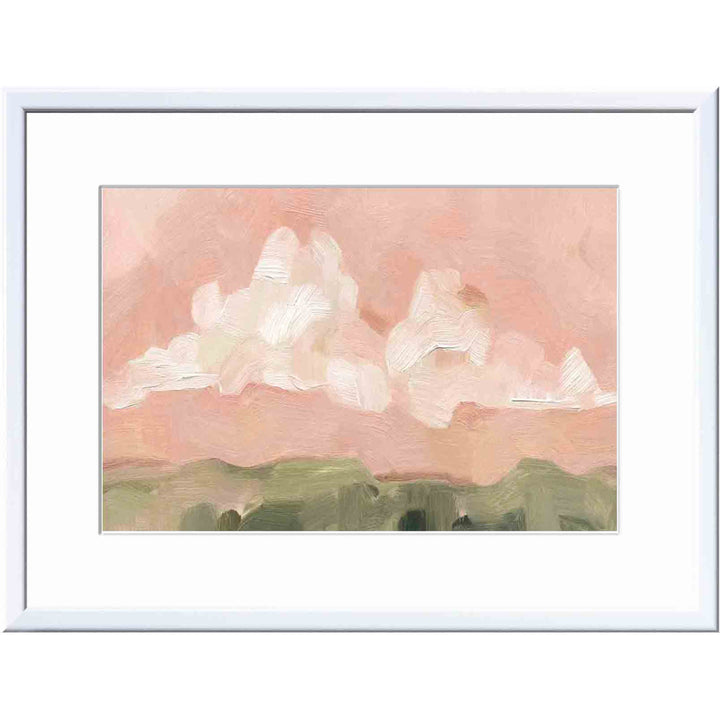 Pink Haze Sunset I by Emma Scarvey - Picture Frame Painting Sand & Stable™ Frame Color: Natural Size: 36"H x 24"W