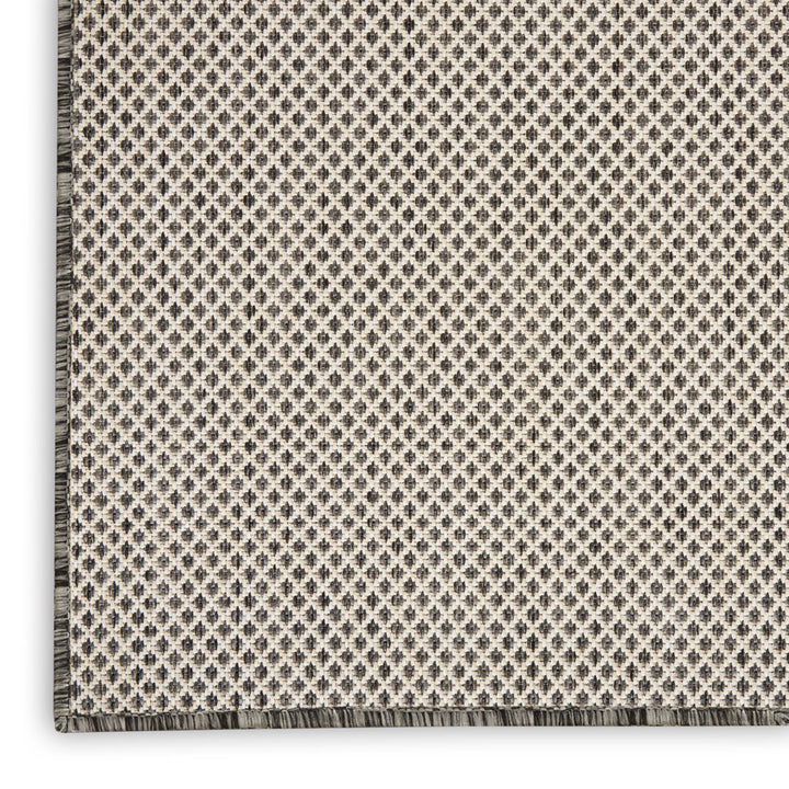 Leia Ivory/Charcoal Gray Indoor / Outdoor Area Rug Sand & Stable™ Rug Size: Square 5'