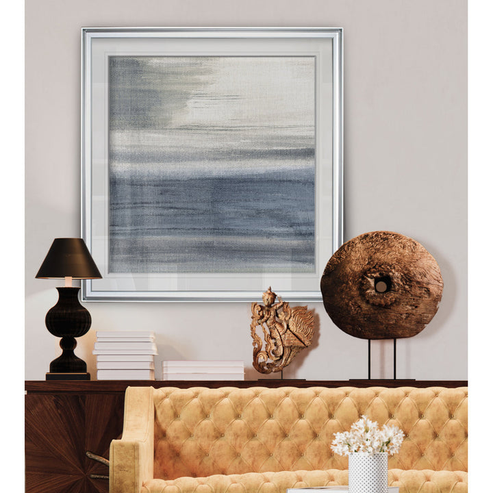 Weathered II - Picture Frame Print Beachcrest Home™ Frame Color: Silver Framed Size: 23" H x 23" W x 1.5" D