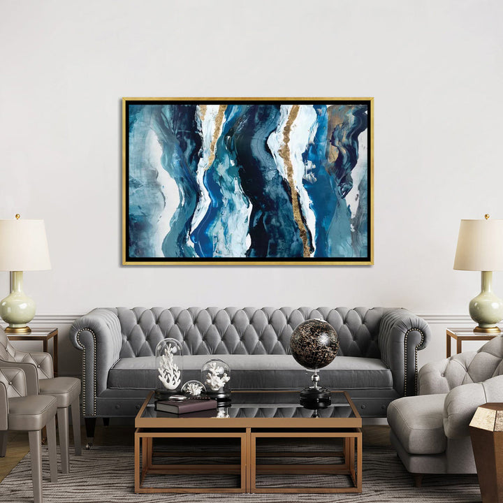 Effectus II by Isabelle Z - Wrapped Canvas Print The Twillery Co.® Size: 40" H x 60" W x 1.5" D Format: Gold Framed