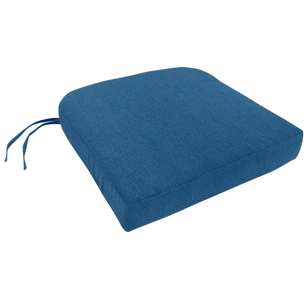 Encinitas Knife Edge Indoor/Outdoor Sunbrella Dining Chair Cushion Darby Home Co Size: 3.5" H x 23" W x 19" D Fabric: Canvas Regatta Sunbrella® Canvas