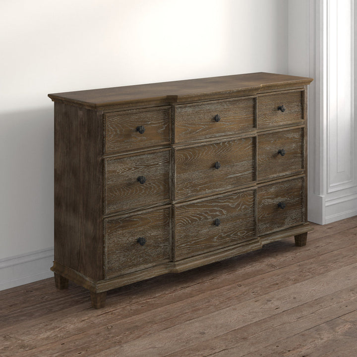 Epworth 9-Drawer Dresser in Weathered Oak Laurel Foundry Modern Farmhouse®