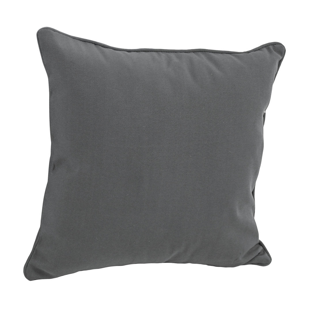 Square Pillow Cover & Insert (Set of 2) Blazing Needles Color: Gray