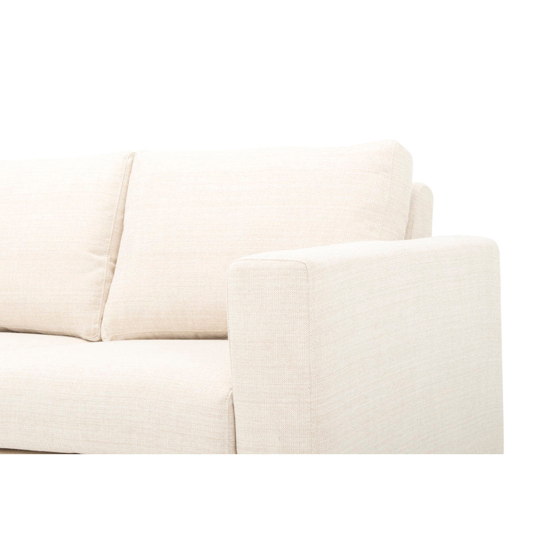 Clayton 84'' Upholstered Sofa Joss & Main Fabric: Venga Cream Performance Cross Weave