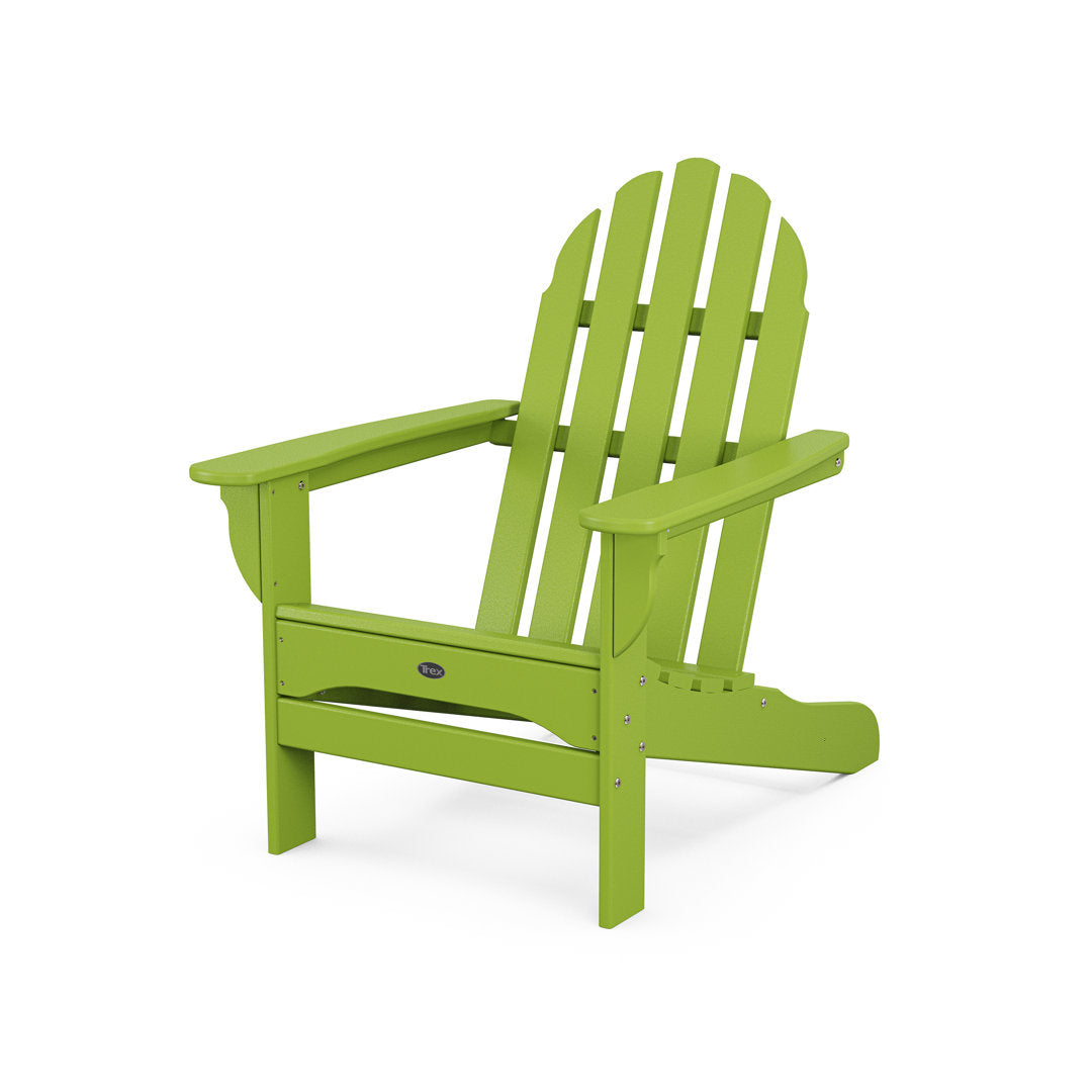 Cape Cod Adirondack Chair Trex Outdoor Color: Lime