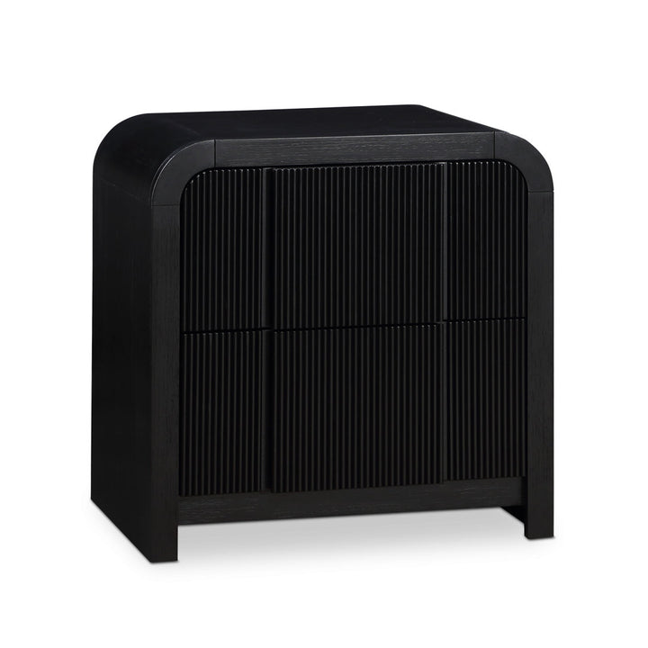 Ishana Solid Wood Nightstand Wrought Studio™ Color: Black