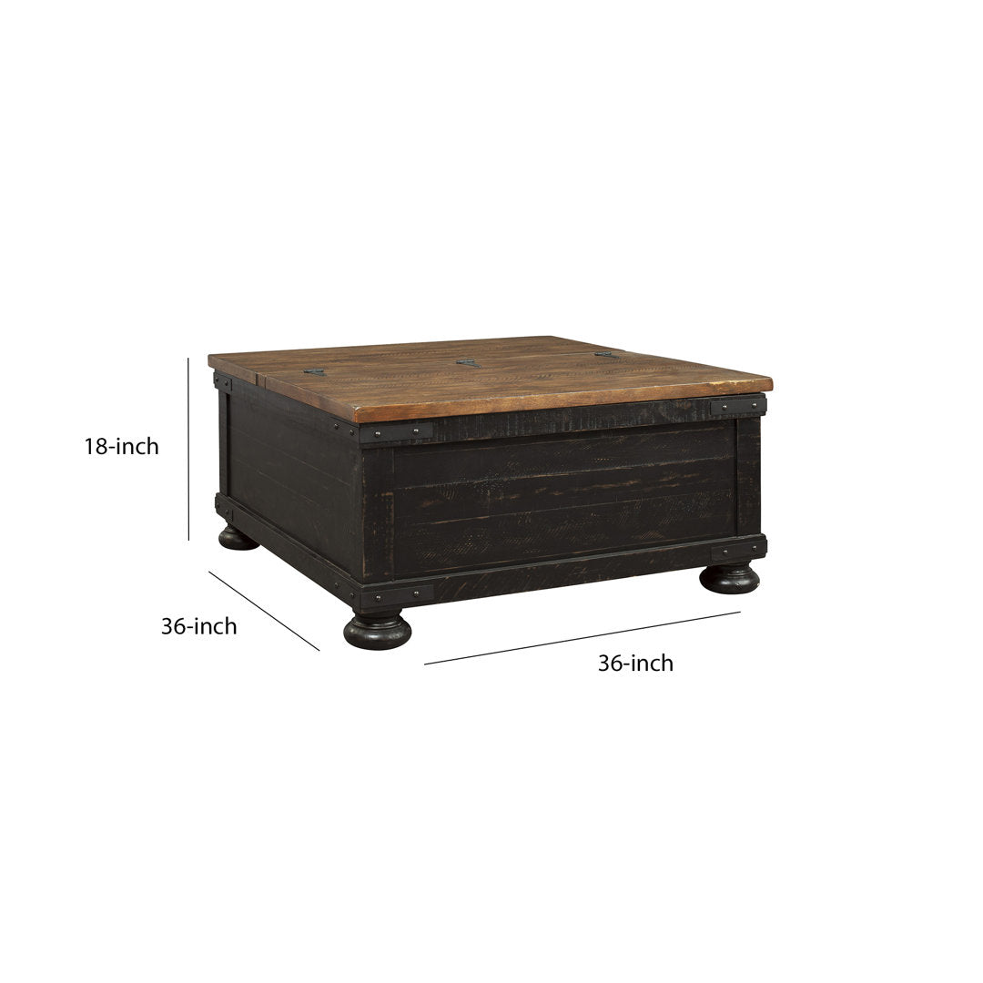 Giovani Lift Top Extendable Coffee Table with Storage Rosalind Wheeler