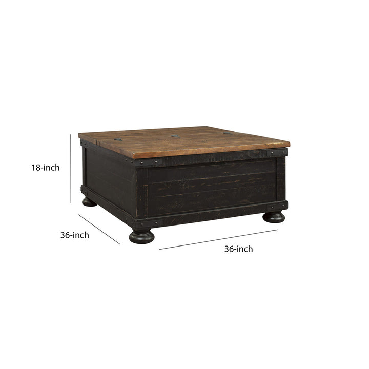Giovani Lift Top Extendable Coffee Table with Storage Rosalind Wheeler