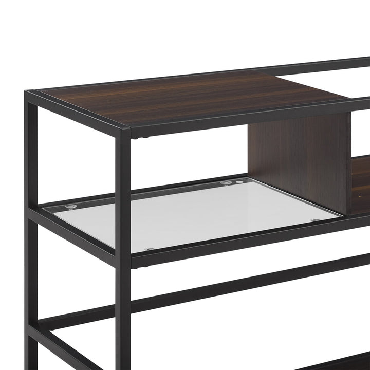 Record Storage Console Media Shelve 17 Stories