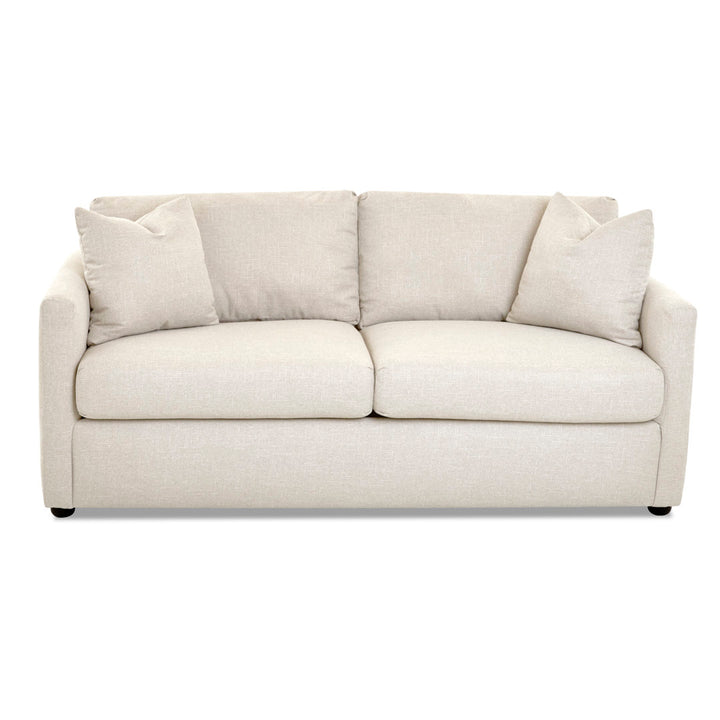 Godwin 75'' Upholstered Sleeper Sofa Joss & Main Fabric: Lena Ink Performance Linen Blend