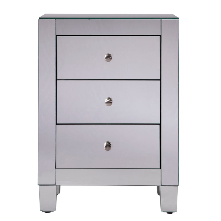 Brixton 3 - Drawer Mirrored Accent Chest Etta Avenue™