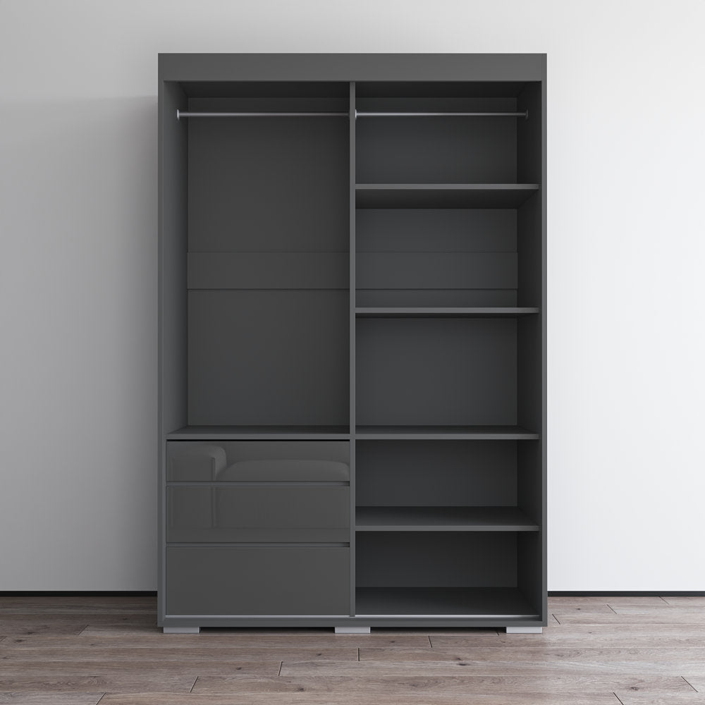 Alies Armoire Wade Logan® Color: Gray