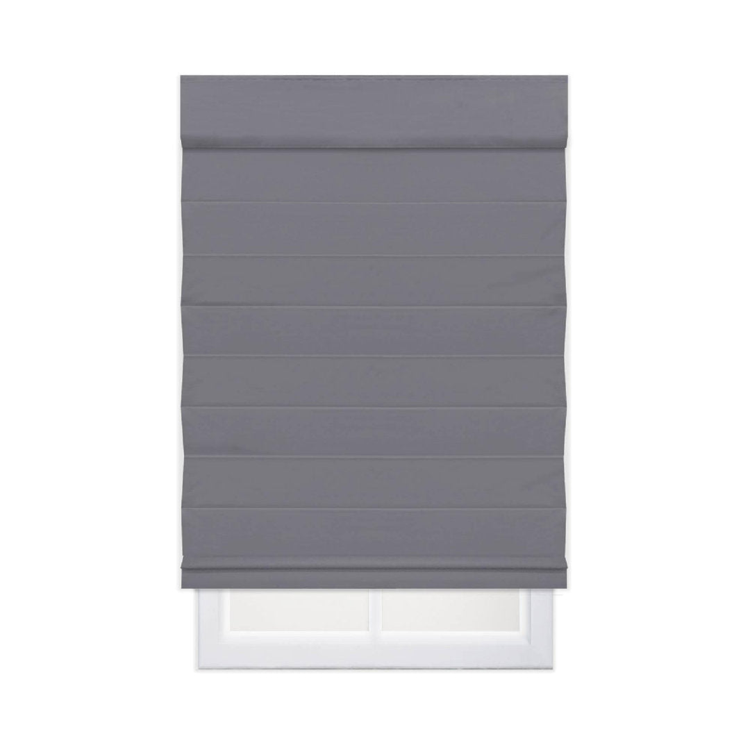 Cordless Blackout 100% Cotton Roman Shade with Cellular Shade Backing Symple Stuff Size: 50"W x 72"L Finish: Gray