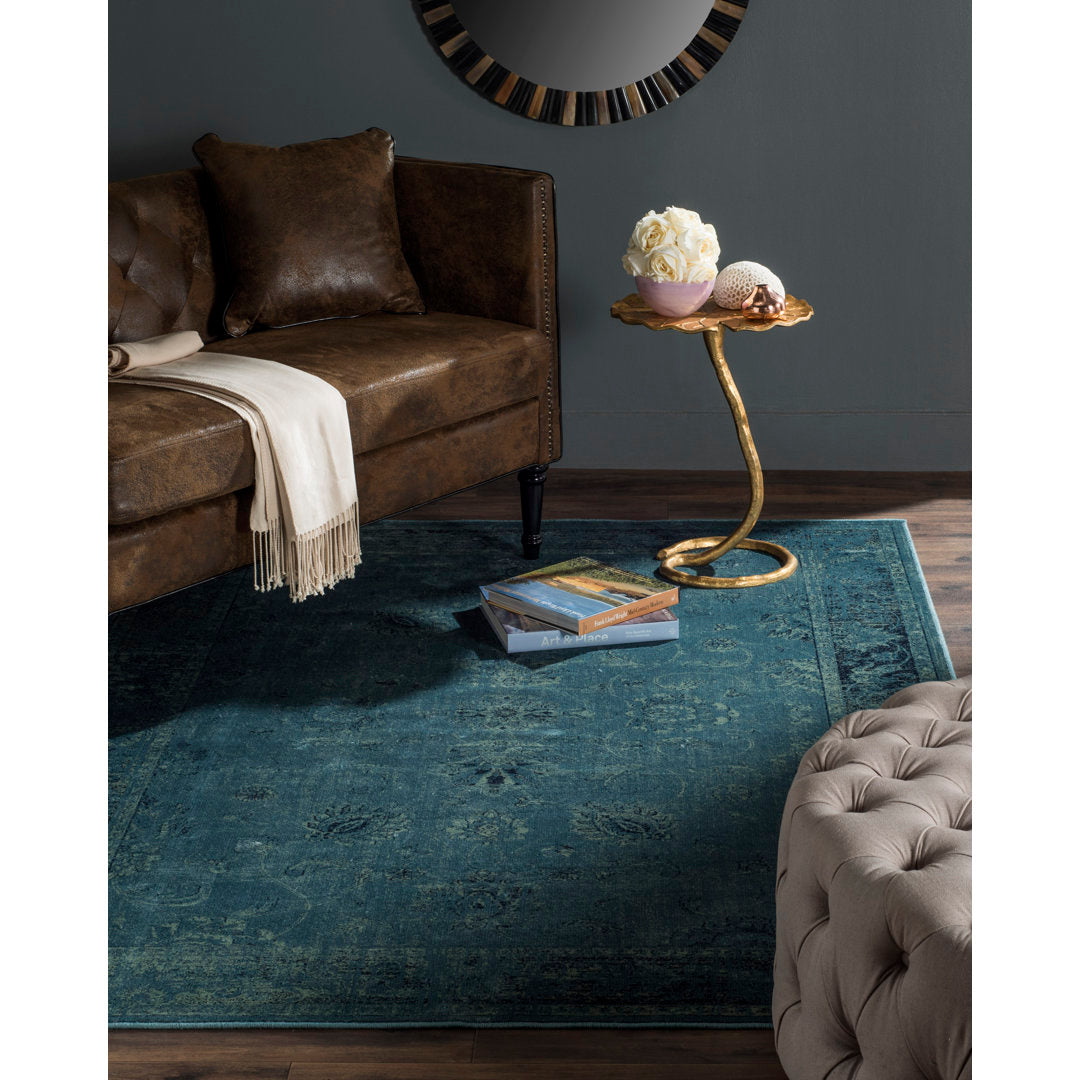 Beldale Blue Area Rug Trent Austin Design® Rug Size: Rectangle 3'3" x 5'7"