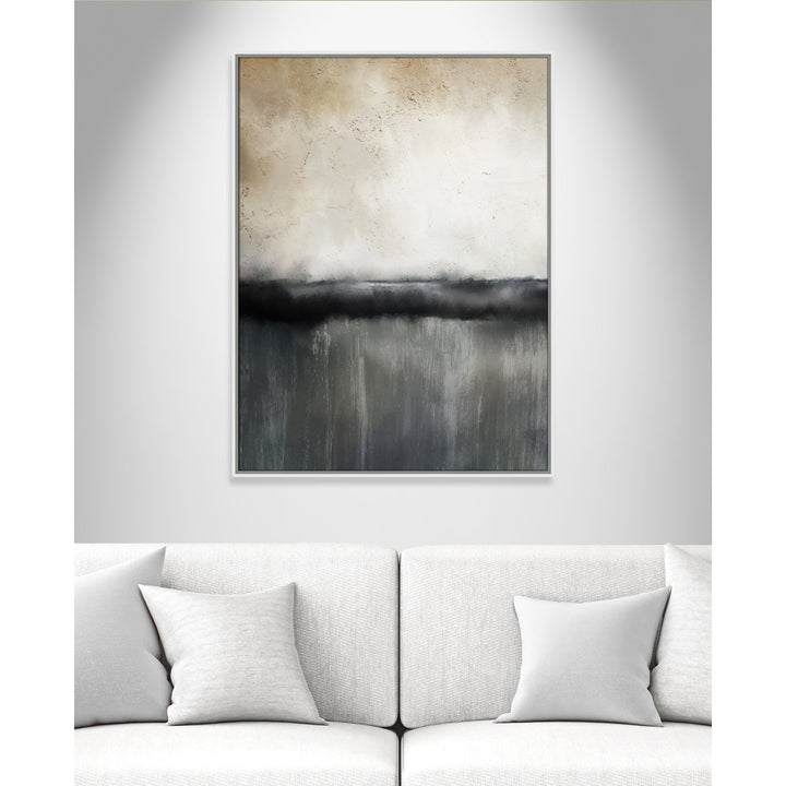 Sunset by Kimberly Allen Print Joss & Main Size: 41.5" H x 31.5" W x 2" D Format: White Framed Canvas