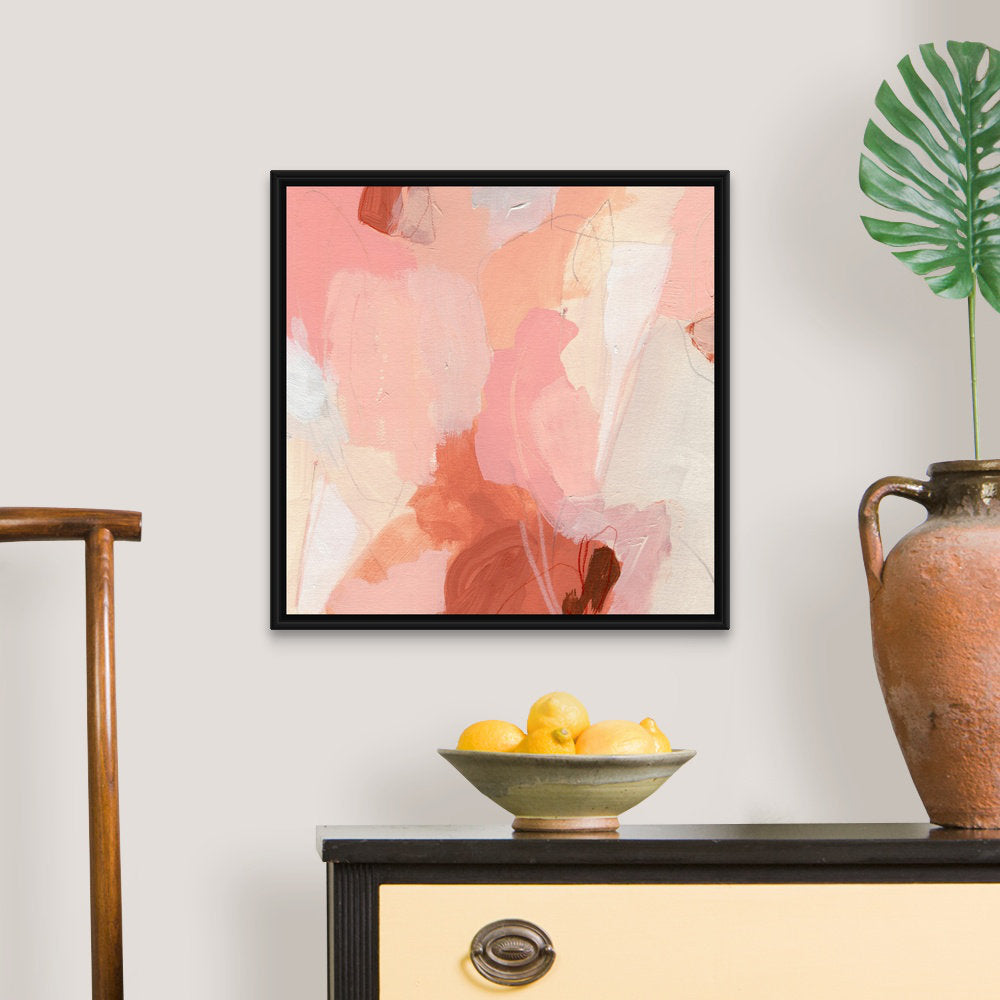 Terracotta Cloud II by June Erica Vess - Photograph Print Orren Ellis Size: 22" H x 22" W x 1.75" D Format: Black Framed