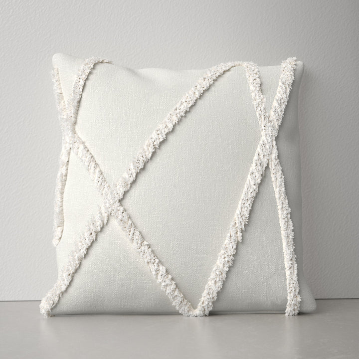 Tracey Square Cotton Pillow Cover & Insert AllModern Color: Blue Size: 24"H x 24"W Shape: Square
