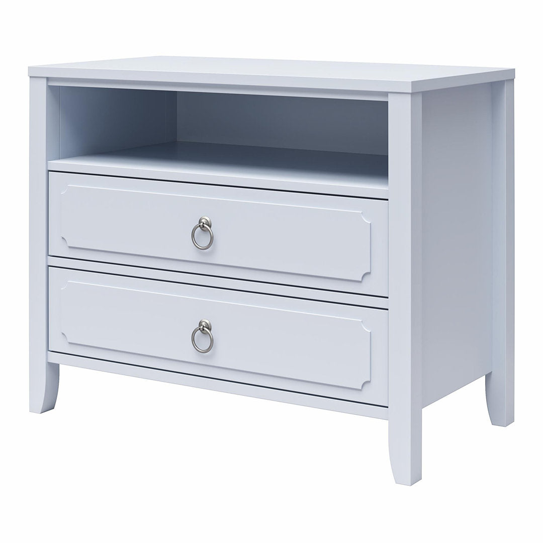 Her Majesty 2 - Drawer Nightstand Novogratz Color: Powder Blue