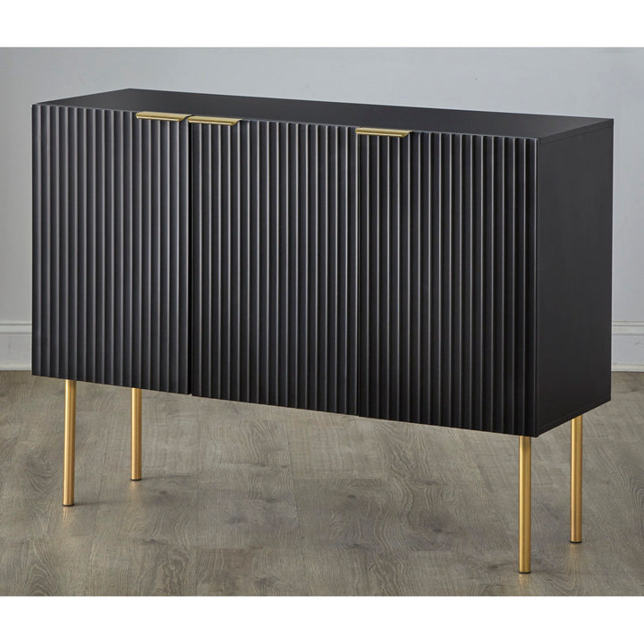 Santillanes 47.25'' Wide Sideboard Willa Arlo™ Interiors Color (Base/Top): Black/Black
