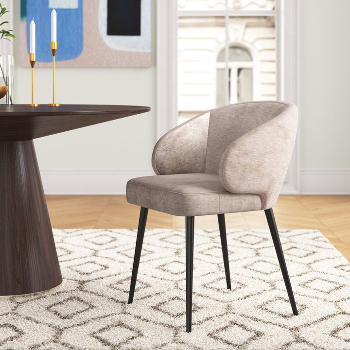 Parman Upholstered Arm Chair Mercury Row® Color: Light Grey