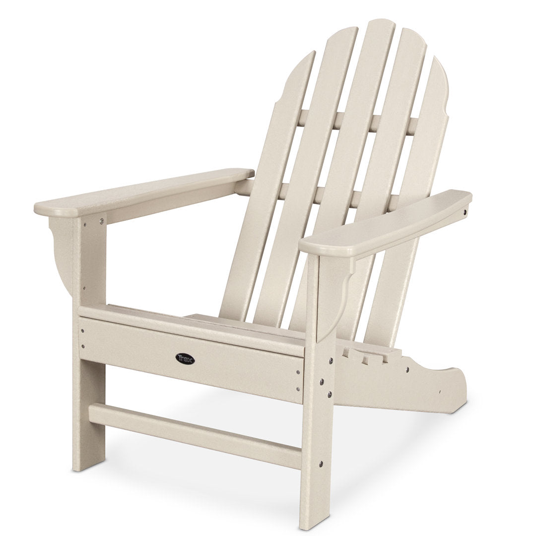 Cape Cod Adirondack Chair Trex Outdoor Color: Sand Castle