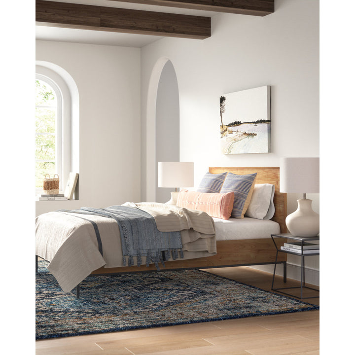Gelo Oriental Denim/Gray Area Rug Bungalow Rose Rug Size: Rectangle 9' x 12'