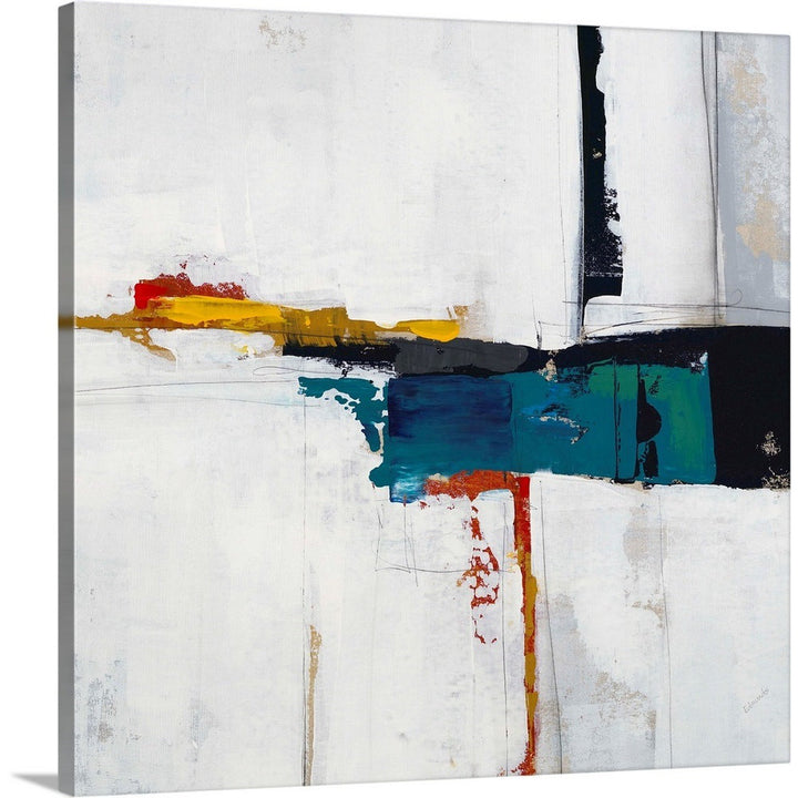 Seconds of Circumstance II by Sydney Edmunds - Painting Print on Canvas Mercury Row® Size: 30" H x 30" W Format: Wrapped Canvas